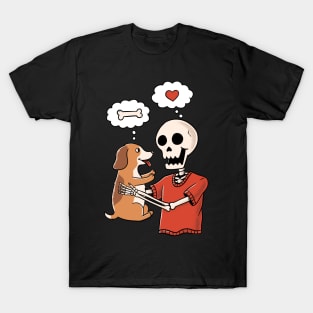 Skull and dog T-Shirt